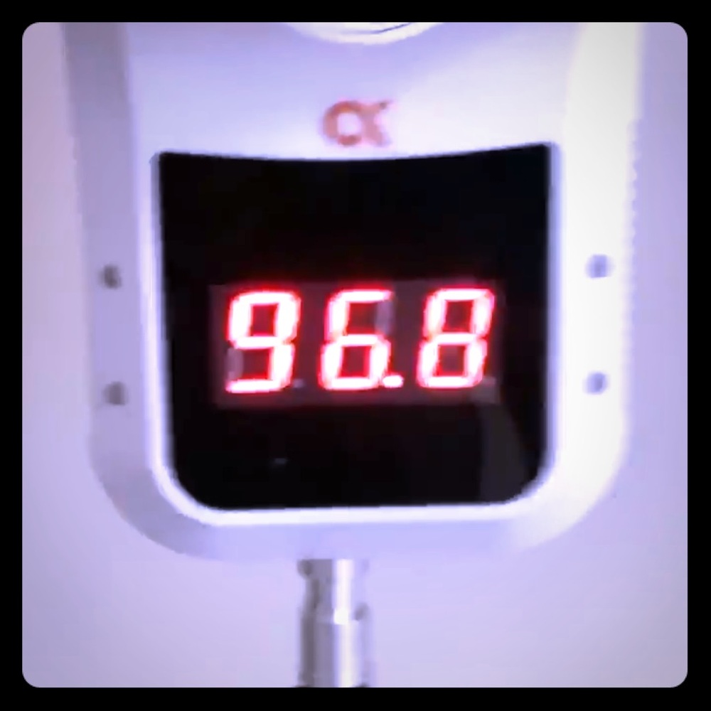 NEW Temp and sanitize check station.
